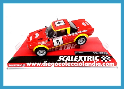FIAT 124 ABARTH SPYDER " BACCHELLI / SCABINI " DE SCALEXTRIC REF/ A10220S300 . TODOS LOS COCHES DE LA WEB, SON COMPATIBLES CON CIRCUITOS SCALEXTRIC, SUPERSLOT, NINCO Y CARRERA... www.diegocolecciolandia.com . Tienda Scalextric Slot Madrid España . Slot Cars Shop Madrid Spain . Scalextric Store Spain .
