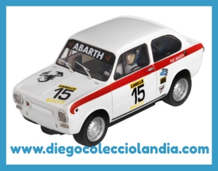 FIAT 850 ABARTH DE SCALEXTRIC REF/ 6455 . TODOS LOS COCHES DE LA WEB, SON COMPATIBLES CON CIRCUITOS SCALEXTRIC, SUPERSLOT, NINCO Y CARRERA.... WWW.DIEGOCOLECCIOLANDIA.COM . TIENDA SCALEXTRIC MADRID ESPAÑA . SLOT CARS SHOP MADRID SPAIN . SCALEXTRIC STORE SPAIN .