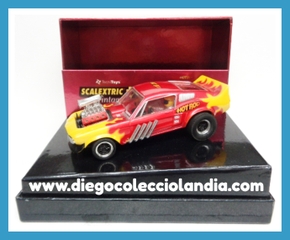 FORD MUSTANG DE SCALEXTRIC SERIE VINTAGE REF/ 6148 . TODOS LOS COCHES DE SLOT DE LA WEB, SON COMPATIBLES CON CIRCUITOS SCALEXTRIC, SUPERSLOT, NINCO Y CARRERA................ WWW.DIEGOCOLECCIOLANDIA.COM . TIENDA SCALEXTRIC SLOT MADRID ESPAÑA . SLOT CARS SHOP MADRID SPAIN.