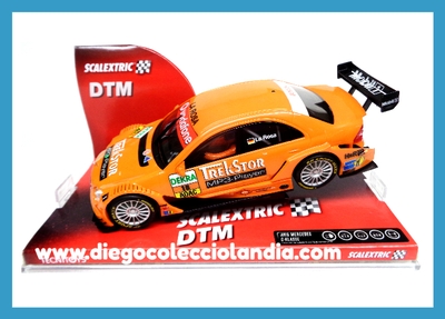 MERCEDES C-KLASSE DTM " LA ROSA " DE SCALEXTRIC REF/ 6292 . TODOS LOS COCHES DE LA WEB, SON COMPATIBLES CON CIRCUITOS SCALEXTRIC, SUPERSLOT, NINCO Y CARRERA.... www.diegocolecciolandia.com . Tienda Scalextric Madrid España . Slot Cars Shop Madrid Spain . Scalextric Store Spain .
