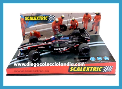 MINARDI F1 " MALAYSIA / VERSTAPEN DE SCALEXTRIC REF/ 6128 . TODOS LOS COCHES DE LA WEB, SON COMPATIBLES CON CIRCUITOS SCALEXTRIC, SUPERSLOT, NINCO Y CARRERA... www.diegocolecciolandia.com .  Tienda Scalextric Madrid. Tienda Slot Madrid . Tienda Scalextric España . Tienda Slot España .