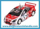 PEUGEOT 307 WRC " TOTAL " DE SCALEXTRIC REF/ 6451 . TODOS LOS COCHES DE LA WEB, SON COMPATIBLES CON CIRCUITOS SCALEXTRIC, SUPERSLOT, NINCO Y CARRERA..... WWW.DIEGOCOLECCIOLANDIA.COM . TIENDA SCALEXTRIC MADRID ESPAÑA . SLOT CARS SHOP MADRID SPAIN .