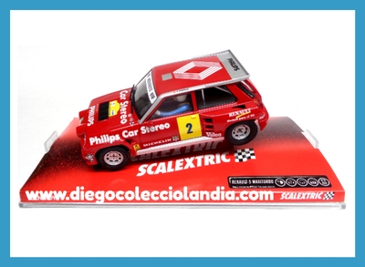 RENAULT 5 MAXITURBO DE SCALEXTRIC REF/ 6384 . TODOS LOS COCHES DE LA WEB, SON COMPATIBLES CON CIRCUITOS SCALEXTRIC, SUPERSLOT, NINCO Y CARRERA.... www.diegocolecciolandia.com . Tienda Scalextric Madrid España . Slot Cars Shop Madrid Spain . Scalextric Store Spain .