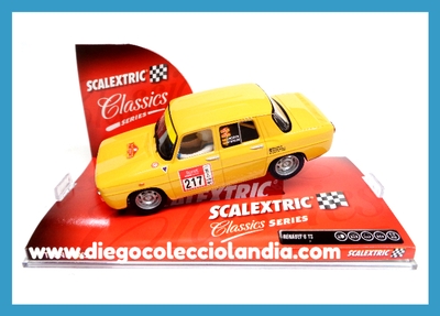RENAULT 8 TS " YELLOW " DE SCALEXTRIC REF/ 6380 . TODOS LOS COCHES DE LA WEB, SON COMPATIBLES CON CIRCUITOS SCALEXTRIC, SUPERSLOT, NINCO Y CARRERA.... www.diegocolecciolandia.com . Tienda Scalextric Madrid España . Slot Cars Shop Madrid Spain . Scalextric Store Spain .