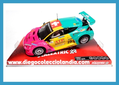 RENAULT MEGANE TROPHY " COMINI "  DE SCALEXTRIC REF/ A10035S300 . TODOS LOS COCHES DE LA WEB, SON COMPATIBLES CON CIRCUITOS SCALEXTRIC, SUPERSLOT, NINCO Y CARRERA.... www.diegocolecciolandia.com . Tienda Scalextric Madrid España . Slot Cars Shop Madrid Spain . Scalextric Store Spain .