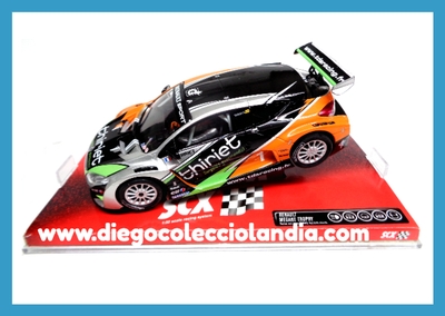 RENAULT MEGANE TROPHY " THIRIET " DE SCALEXTRIC / SCX REF/ 64710 . TODOS LOS COCHES DE LA WEB, SON COMPATIBLES CON CIRCUITOS SCALEXTRIC, SUPERSLOT, NINCO Y CARRERA.... www.diegocolecciolandia.com . Tienda Scalextric Madrid España . Slot Cars Shop Madrid Spain . Scalextric Store Spain .