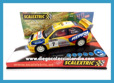 SEAT CORDOBA E2 "AURIOL" SCALEXTRIC REF/ 6168 . TODOS LOS COCHES DE LA WEB, SON COMPATIBLES CON CIRCUITOS SCALEXTRIC, SUPERSLOT, NINCO Y CARRERA...  www.diegocolecciolandia.com  . Tienda Scalextric Madrid España . Tienda Slot España . Scalextric Shop Spain . Scalextric Store Spain .