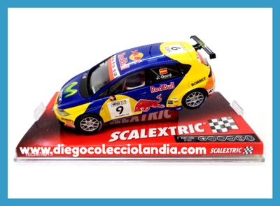 SEAT LEÓN WTCC #9 " J. GENÉ " DE SCALEXTRIC REF/ 6209 . TODOS LOS COCHES DE LA WEB, SON COMPATIBLES CON CIRCUITOS SCALEXTRIC, SUPERSLOT, NINCO Y CARRERA... www.diegocolecciolandia.com . Tienda Scalextric Slot Madrid España . Slot Cars Shop Madrid Spain . Scalextric Store Madrid spain .