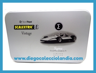 SIGMA " GRAND PRIX MONOPOSTO F1 " DE SCALEXTRIC REF / 6091 . SERIE VINTAGE DE SCALEXTRIC . TODOS LOS COCHES DE LA WEB, SON COMPATIBLES CON CIRCUITOS SCALEXTRIC, SUPERSLOT, NINCO Y CARRERA..... www.diegocolecciolandia.com . Tienda Scalextric Madrid España . Slot Cars Shop Madrid Spain .