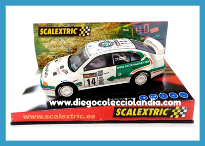 SKODA OCTAVIA WRC " ERIKSSON " DE SCALEXTRIC REF/ 6124 . TODOS LOS COCHES DE LA WEB, SON COMPATIBLES CON CIRCUITOS SCALEXTRIC, SUPERSLOT, NINCO Y CARRERA..... www.diegocolecciolandia.com . Tienda Scalextric Madrid España . Slot Cars Shop Madrid Spain . Scalextric Store Spain .
