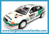 SKODA OCTAVIA WRC " ERIKSSON " DE SCALEXTRIC REF/ 6124 . TODOS LOS COCHES DE LA WEB, SON COMPATIBLES CON CIRCUITOS SCALEXTRIC, SUPERSLOT, NINCO Y CARRERA..... WWW.DIEGOCOLECCIOLANDIA.COM . TIENDA SCALEXTRIC MADRID ESPAÑA . SLOT CARS SHOP MADRID SPAIN . SCALEXTRIC STORE SPAIN .