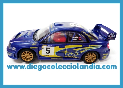 SUBARU IMPREZA WRC #5 " COSTA BRAVA 2001 " DE SCALEXTRIC REF / 6079 . COCHE NUEVO A ESTRENAR SIN CAJA . TODOS LOS COCHES DE LA WEB, SON COMPATIBLES CON CIRCUITOS SCALEXTRIC, SUPERSLOT, NINCO Y CARRERA.... www.diegocolecciolandia.com . Tienda scalextric Slot Madrid España . Slot Cars Shop Madrid Spain .