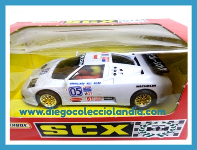 BUGATTI EB-110 IMSA DE SCALEXTRIC / TYCO REF/ 83210.20 . NUEVO A ESTRENAR EN SU CAJA ORIGINAL CASI PERFECTA Y SIN DESPRECINTAR. TODOS LOS COCHES DE  LA WEB, SON COMPATIBLES CON CIRCUITOS SCALEXTRIC, SUPERSLOT, NINCO Y CARRERA.... www.diegocolecciolandia.com . Tienda Scalextric Madrid . Tienda Slot Madrid . Tienda Scalextric Slot España .