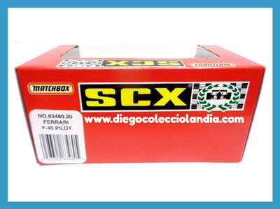 FERRARI F40 " PILOT " DE SCALEXTRIC / TYCO REF/ 83480.20 . NUEVO A ESTRENAR EN SU CAJA ORIGINAL PERFECTA Y SIN DESPRECINTAR. TODOS LOS COCHES DE  LA WEB, SON COMPATIBLES CON CIRCUITOS SCALEXTRIC, SUPERSLOT, NINCO Y CARRERA.... www.diegocolecciolandia.com . Tienda Scalextric Madrid . Tienda Slot Madrid . Tienda Scalextric Slot España .