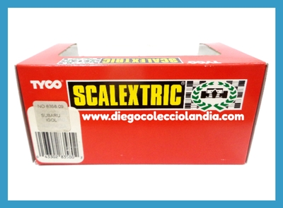 SUBARU " IGOL " DE SCALEXTRIC / TYCO REF/ 8358.09 . NUEVO A ESTRENAR EN SU CAJA ORIGINAL PERFECTA Y SIN DESPRECINTAR . TODOS LOS COCHES DE  LA WEB, SON COMPATIBLES CON CIRCUITOS SCALEXTRIC, SUPERSLOT, NINCO Y CARRERA.... www.diegocolecciolandia.com . Tienda Scalextric Madrid . Tienda Slot Madrid . Tienda Scalextric Slot España .