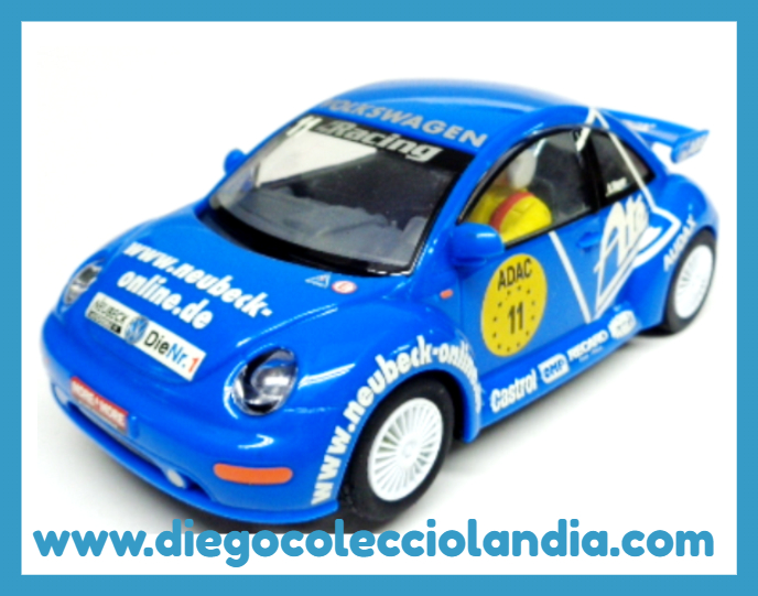 VW BEETLE " BLUE" DE SCALEXTRIC U.K. REF / C2315 .TODOS LOS COCHES DE SLOT DE LA WEB, SON COMPATIBLES CON CIRCUITOS SCALEXTRIC, SUPERSLOT, NINCO Y CARRERA....... www.diegocolecciolandia.com . Tienda Slot, Scalextric Madrid, España. Slot Cars Shop Spain.