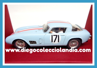 FERRARI 250 GT SCAGLIETTI " TOUR DE FRANCE 1957 / JACQUES PERON " DE SLOT CLASSIC REF / CJ-38 . RTR . COCHE HECHO A MANO, EN RESINA . EDICIÓN LIMITADA Y NUMERADA DE 500 UNIDADES . TODOS LOS COCHES DE SLOT DE LA WEB, SON COMPATIBLES CON CIRCUITOS SCALEXTRIC, SUPERSLOT, NINCO Y CARRERA... www.diegocolecciolandia.com . Tienda Scalextric Slot Madrid España . Slot Cars Shop Madrid Spain .