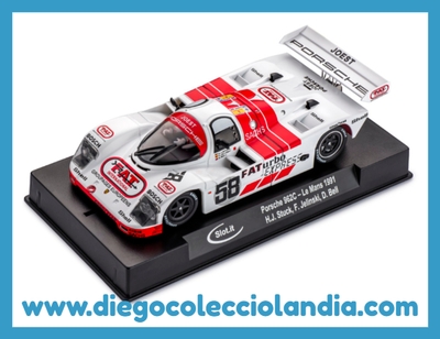 PORSCHE 962C #58 " LE MANS 1991 " DE SLOT IT REF/ CA52a . TODOS LOS COCHES DE LA WEB, SON COMPATIBLES CON CIRCUITOS SCALEXTRIC, SUPERSLOT, NINCO Y CARRERA....  www.diegocolecciolandia.com . Tienda Slot Scalextric Madrid España . Slot Cars Shop Madrid Spain . Scalextric Store Madrid Spain .