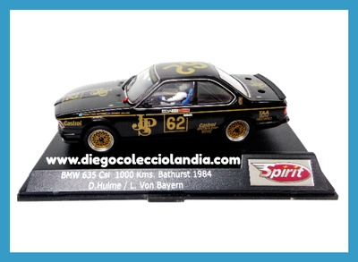 BMW 635 CSi " JPS /1000 KMS. BATHURST 1984 " DE SPIRIT REF/ 0801705 . 
TODOS LOS COCHES DE LA WEB, SON COMPATIBLES CON CIRCUITOS SCALEXTRIC, NINCO, SUPERSLOT Y CARRERA. ......  www.diegocolecciolandia.com . Tienda Slot Scalextric Madrid España . Slot Cars Shop Madrid Spain .