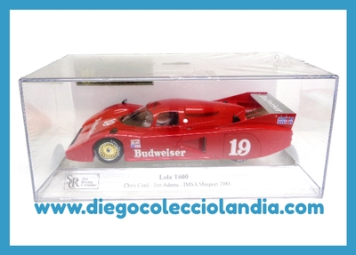 LOLA T600 " IMSA MOSPORT 1981 " DE SRC REF / 017 11 . EDIC . LIMITADA Y NUMERADA . TODOS LOS COCHES DE LA WEB, SON COMPATIBLES CON CIRCUITOS SCALEXTRIC, SUPERSLOT, NINCO Y CARRERA.....  www.diegocolecciolandia.com . Tienda Slot Scalextric Madrid España . Slot Cars Shop Madrid Spain . Scalextric Store Spain . Scalextric Shop spain .