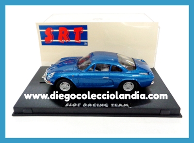 RENAULT ALPINE A110 DE SRT ( SLOT RACING TEAM ) REF / 01.3001.A1 . TODOS LOS COCHES DE LA WEB, SON COMPATIBLES CON CIRCUITOS SCALEXTRIC, SUPERSLOT, NINCO Y CARRERA.... www.diegocolecciolandia.com . Tienda Slot Scalextric Madrid España . Slot Cars Shop Madrid Spain .