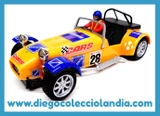 CATERHAM 7 " COMMA " DE SUPERSLOT REF/ H2231 . TODOS LOS COCHES DE LA WEB, SON COMPATIBLES CON CIRCUITOS SCALEXTRIC, SUPERSLOT, NINCO Y CARRERA....  WWW.DIEGOCOLECCIOLANDIA.COM . SLOT CARS SHOP MADRID  SPAIN . TIENDA SLOT SCALEXTRIC MADRID ESPAÑA . SCALEXTRIC STORE MADRID . SCALEXTRIC SHOP SPAIN .