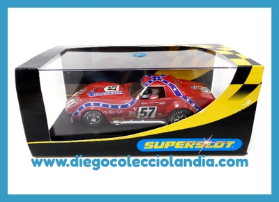 CHEVROLET CORVETTE L88 1972 #57  DE SUPERSLOT REF/ H2402 . TODOS LOS COCHES DE LA WEB, SON COMPATIBLES CON CIRCUITOS SCALEXTRIC, SUPERSLOT, NINCO Y CARRERA.... www.diegocolecciolandia.com . Tienda Slot Scalextric Madrid España . Slot Cars Shop Madrid Spain . Scalextric Store Madrid .