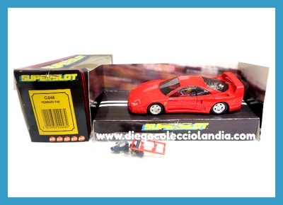 FERRARI F40 DE SUPERSLOT REF/ C.048 . TOTALMENTE NUEVO A ESTRENAR ,EN SU CAJA ORIGINAL Y CON LOS RETROVISORES EN SU BLISTER SIN ABRIR . TODOS LOS COCHES DE LA WEB, SON COMPATIBLES CON CIRCUITOS SCALEXTRIC, SUPERSLOT, NINCO Y CARRERA....  www.diegocolecciolandia.com . Slot Cars Shop Madrid  Spain . Tienda Slot Scalextric Madrid España . 