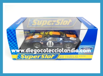 FORD GT 40 GULF #11 " DAYTONA 1967 " DE SUPERSLOT REF/ H2755 .  TODOS LOS COCHES DE SLOT DE LA WEB, SON COMPATIBLES CON CIRCUITOS SCALEXTRIC, SUPERSLOT, NINCO Y CARRERA......  www.diegocolecciolandia.com . Slot Cars Shop Spain. Tienda Slot, Scalextric Madrid, España.
