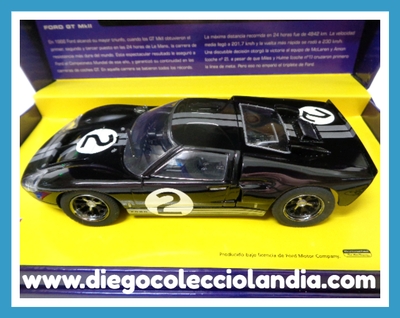 FORD GT MKII #2 " LE MANS 1966 " DE SUPERSLOT REF/ H2463A . EDICIÓN LIMITADA Y NUMERADA .  TODOS LOS COCHES DE LA WEB, SON COMPATIBLES CON CIRCUITOS SCALEXTRIC, SUPERSLOT, NINCO Y CARRERA... www.diegocolecciolandia.com . Tienda Slot Scalextric Madrid España . Slot Cars Shop Madrid Spain .