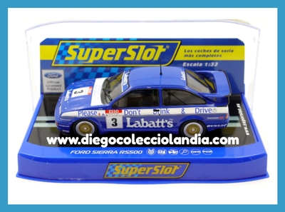 FORD SIERRA RS500 " 1990 ESSO RAC BTCC #3 " DE SUPERSLOT REF/ H3867 . TODOS LOS COCHES DE LA WEB, SON COMPATIBLES CON CIRCUITOS SCALEXTRIC, SUPERSLOT, NINCO Y CARRERA.... www.diegocolecciolandia.com . Tienda Slot Scalextric Madrid España . Slot Cars Shop Madrid Spain . Superslot Store Madrid . Scalextric Store Spain .