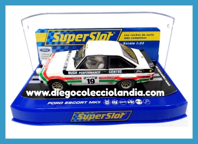 FORS ESCORT MKII #19 " FISHER ENGINEERING " DE SUPERSLOT REF/ H3416 . TODOS LOS COCHES DE LA WEB, SON COMPATIBLES CON CIRCUITOS SCALEXTRIC, SUPERSLOT, NINCO Y CARRERA....  www.diegocolecciolandia.com . Slot Cars Shop Madrid  Spain . Tienda Slot Scalextric Madrid España . Scalextric Store Spain .