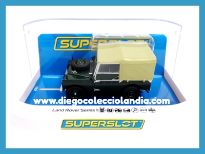 LAND ROVER SERIES 1 " GREEN " DE SUPERSLOT REF/ H4441 . TODOS LOS COCHES DE LA WEB, SON COMPATIBLES CON CIRCUITOS SCALEXTRIC, SUPERSLOT, NINCO Y CARRERA....  www.diegocolecciolandia.com . Slot Cars Shop Madrid  Spain . Tienda Slot Scalextric Madrid España . Scalextric Store Madrid .