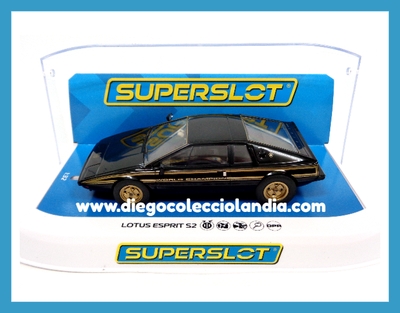 LOTUS ESPRIT S2 " WORLD CHAMPIONSHIP COMMEMORATIVE MODEL " DE SUPERSLOT REF/ H4253 . TODOS LOS COCHES DE LA WEB, SON COMPATIBLES CON CIRCUITOS SCALEXTRIC, SUPERSLOT, NINCO Y CARRERA.... www.diegocolecciolandia.com . Tienda Slot Scalextric Madrid España . Slot Cars Shop Madrid Spain . Superslot Store Madrid .