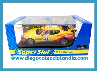 MASERATI COUPE CAMBIOCORSA TROFEO #43 DE SUPERSLOT REF/ S2659 . TODOS LOS COCHES DE LA WEB, SON COMPATIBLES CON CIRCUITOS SCALEXTRIC, SUPERSLOT, NINCO Y CARRERA.... www.diegocolecciolandia.com . Tienda Slot Scalextric Madrid España . Slot Cars Shop Madrid Spain . Scalextric Store Madrid .