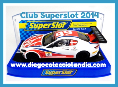 MASERATI TROFEO " TROFEO WORLD SERIES 2013 " " EDICIÓN ESPECIAL CLUB SUPERSLOT 2014 " DE SUPERSLOT REF/ S3572 . TODOS LOS COCHES DE SLOT DE LA WEB, SON COMPATIBLES CON CIRCUITOS SCALEXTRIC, SUPERSLOT, NINCO Y CARRERA....  www.diegocolecciolandia.com . Slot Cars Shop Spain . Tienda Slot, Scalextric Madrid, España.