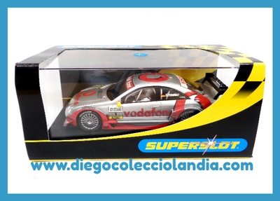 MERCEDES BENZ CLK DTM " VODAFONE " DE SUPERSLOT REF/ H2391 . TODOS LOS COCHES DE LA WEB, SON COMPATIBLES CON CIRCUITOS SCALEXTRIC, SUPERSLOT, NINCO Y CARRERA.... www.diegocolecciolandia.com . Tienda Slot Scalextric Madrid España . Slot Cars Shop Madrid Spain . Scalextric Store Madrid .