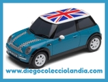 MINI COOPER " ROAD CAR BLUE " DE SUPERSLOT REF/ H2992 . TODOS LOS COCHES DE LA WEB, SON COMPATIBLES CON CIRCUITOS SCALEXTRIC, SUPERSLOT, NINCO Y CARRERA....  WWW.DIEGOCOLECCIOLANDIA.COM . SLOT CARS SHOP MADRID  SPAIN . TIENDA SLOT SCALEXTRIC MADRID ESPAÑA . SCALEXTRIC STORE MADRID .