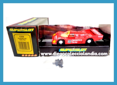 PORSCHE 962 " TAKE FUJI " DE SUPERSLOT REF/ C.033 . TOTALMENTE NUEVO A ESTRENAR ,EN SU CAJA ORIGINAL Y CON LOS RETROVISORES EN SU BLISTER SIN ABRIR . TODOS LOS COCHES DE LA WEB, SON COMPATIBLES CON CIRCUITOS SCALEXTRIC, SUPERSLOT, NINCO Y CARRERA....  www.diegocolecciolandia.com . Slot Cars Shop Madrid  Spain . Tienda Slot Scalextric Madrid España . 