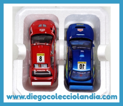 RACING PACK " RALLY " DE SUPERSLOT REF / HRP02 . PACK CON DOS COCHES DE RALLY . TODOS LOS COCHES DE LA WEB, SON COMPATIBLES CON CIRCUITOS SCALEXTRIC, SUPERSLOT, NINCO Y CARRERA... www.diegocolecciolandia.com . Tienda Scalextric Madrid. Tienda Slot España . Scalextric Store Spain 
