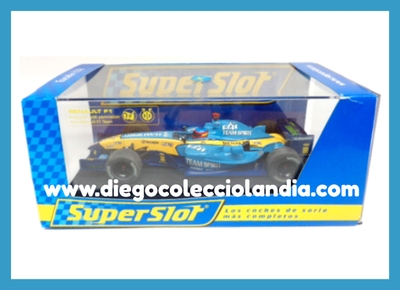 RENAULT F1 2005 #5 " TEAM SPIRIT / FERNANDO ALONSO " DE SUPERSLOT REF/ H2649 . TODOS LOS COCHES DE LA WEB, SON COMPATIBLES CON CIRCUITOS SCALEXTRIC, SUPERSLOT, NINCO Y CARRERA.... www.diegocolecciolandia.com . Tienda Slot, Scalextric Madrid, España. Slot Cars Shop Madrid Spain.