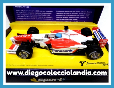 TOYOTA TF102 #24 " MIKA SALO / 1º G.P. AUSTRALIA 2002 " DE SUPERSLOT REF/ H2455A . EDICIÓN LIMITADA Y NUMERADA .  TODOS LOS COCHES DE LA WEB, SON COMPATIBLES CON CIRCUITOS SCALEXTRIC, SUPERSLOT, NINCO Y CARRERA... www.diegocolecciolandia.com . Tienda Slot Scalextric Madrid España . Slot Cars Shop Madrid Spain .