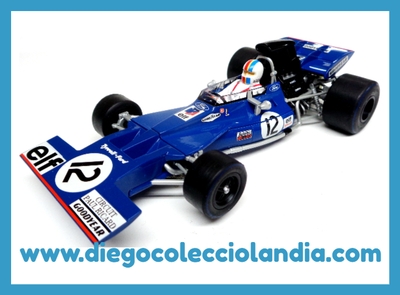 TYRRELL 002 #12 " PAUL RICARD 1971 " DE SUPERSLOT REF/ H3482A . SERIE LEGENDS . EDICIÓN LIMITADA Y NUMERADA . TODOS LOS COCHES DE LA WEB, SON COMPATIBLES CON CIRCUITOS SCALEXTRIC, SUPERSLOT, NINCO Y CARRERA.... www.diegocolecciolandia.com . Tienda Slot Scalextric Madrid España . Slot Cars Shop Madrid Spain . Scalextric Store Spain .