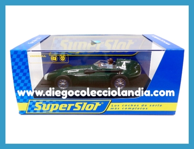 VANWALL F1 1958 #4 DE SUPERSLOT REF/ H2663 . TODOS LOS COCHES DE LA WEB, SON COMPATIBLES CON CIRCUITOS SCALEXTRIC, SUPERSLOT, NINCO Y CARRERA... www.diegocolecciolandia.com . Tienda Slot Scalextric Madrid España . Slot Cars Shop Madrid Spain . Scalextric Store Madrid .