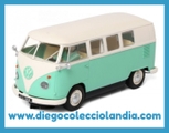 VOLKSWAGEN CAMPER VAN  " GREEN / BEIGE " DE SUPERSLOT REF/ H3760 . TODOS LOS COCHES DE LA WEB, SON COMPATIBLES CON CIRCUITOS SCALEXTRIC, SUPERSLOT, NINCO Y CARRERA.... WWW.DIEGOCOLECCIOLANDIA.COM . TIENDA SLOT SCALEXTRIC MADRID ESPAÑA . SLOT CARS SHOP MADRID SPAIN . SCALEXTRIC STORE SPAIN .