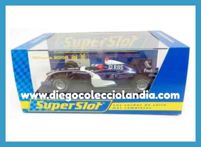 WILLIAMS F1 2006 #9 DE SUPERSLOT REF/ S2725 . TODOS LOS COCHES DE LA WEB, SON COMPATIBLES CON CIRCUITOS SCALEXTRIC, SUPERSLOT, NINCO Y CARRERA.... www.diegocolecciolandia.com . Tienda Slot, Scalextric Madrid, España. Slot Cars Shop Madrid Spain.
