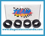 NEUMÁTICOS RALLADOS DE 16MM ( 4 UNIDADES ) DE TEAM SLOT REF / 3502000 . ACCESORIOS , RECAMBIOS Y REPUESTOS PARA COCHES TEAM SLOT . WWW.DIEGOCOLECCIOLANDIA.COM . TIENDA SCALEXTRIC SLOT MADRID ESPAÑA . SLOT CARS SHOP MADRID SPAIN . SCALEXTRIC STORE SPAIN . SCALEXTRIC SHOP MADRID .