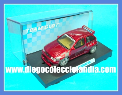 SEAT IBIZA KIT CAR " RACE TUNING " DE TEAM SLOT REF/ 10305 . TODOS LOS COCHES DE LA WEB, SON COMPATIBLES CON CIRCUITOS SCALEXTRIC, NINCO, SUPERSLOT Y CARRERA.........  www.diegocolecciolandia.com . Tienda Scalextric Madrid España . Slot Cars Shop Spain 
